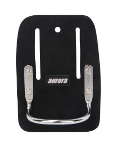 Porte-marteau en cuir à boucle en acier, grain fendu, fixation ceinture
