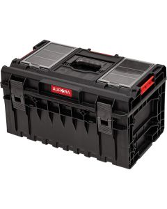 Arx 23" Stackable Toolbox, 38L, IP66 Dust & Water Protection, Black — Colour: Black, Overall Depth: 23", Overall Width: 15-1/