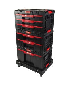 Arx® 4-Piece Dolly Set, 23.1" x 15" x 22.5", Swivel Casters, Black — Colour: Black, Overall Depth: 23-1/10", Overall Width: 1