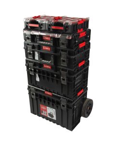Arx 5-Piece Rolling Toolbox Base Set, 25.2" x 19" x 54.6", Black