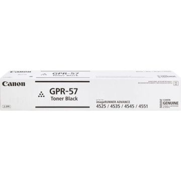 Canon GPR-57 Black Toner Cartridge - 42,100 Page Yield — Compatible with: Canon imageRUNNER ADVANCE 4525 Series, Compatible w