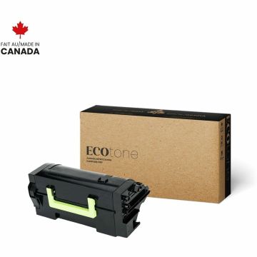 EcoTone Toner Cartridge - Remanufactured for Lexmark 58D1H00 - Black — Supply Solution