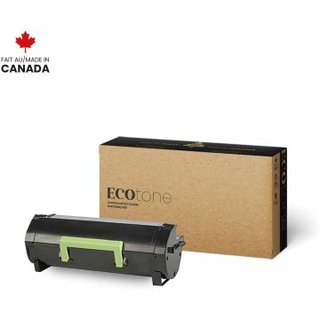 EcoTone Toner Cartridge - Remanufactured for Lexmark 66S1X00 - Black — Supply Solution