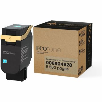Ecotone RXE4828 Remanufactured High Yield Laser Toner Cartridge - Alternative for Xerox 006R04828 - Cyan — Supply Solution