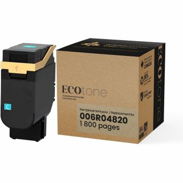 Ecotone RXE4820 Remanufactured Laser Toner Cartridge - Alternative for Xerox 006R04820 - Cyan — Supply Solution