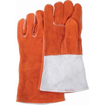 Comfoflex™ Split Cowhide Welding Gloves, Large — Size: Large, Inner Lining: Sock, Leather Palm Type: Split Cowhide — Supply S