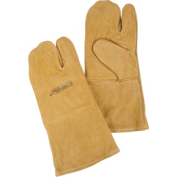 Comfoflex™ One-Finger Welding Mitt, Split Cowhide, Large — Size: Large, Leather Palm Type: Split Cowhide, Length: 14 in. — Su