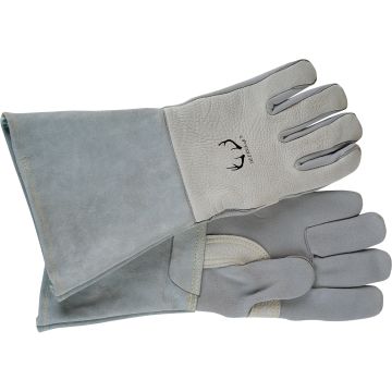 Comfoflex® Large Split Deerskin Welding Gloves — Size: Large, Leather Palm Type: Split Deerskin, Length: 14.5 in. — Supply So