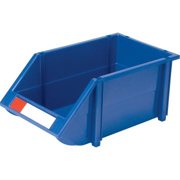 Stack & Hang Storage Bin, 8-3/16" W x 6-3/16" H x 14" D, Blue