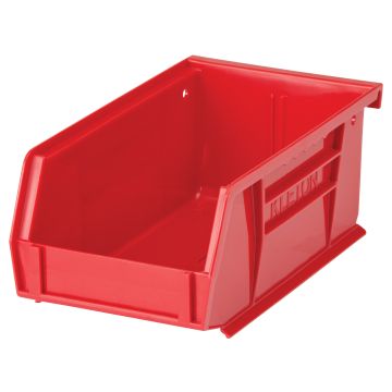 Stack & Hang Storage Bin, 4-1/8" W x 3" H x 7-3/8" D, Red