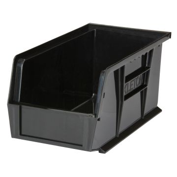 Stack & Hang Storage Bin, 5.5"W x 5"H x 10.875"D, Black