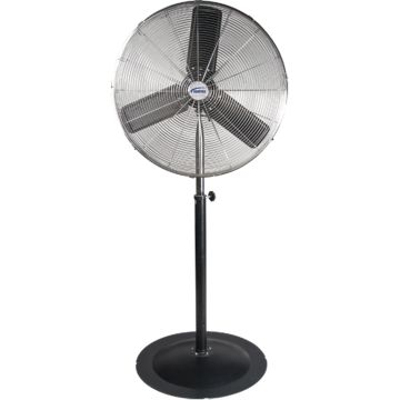 30" Industrial Air Circulating Fan, 3-Speed, Pedestal Mount