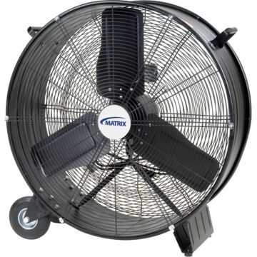 28" Direct Drive 2-Speed Industrial Drum Fan, Light Duty