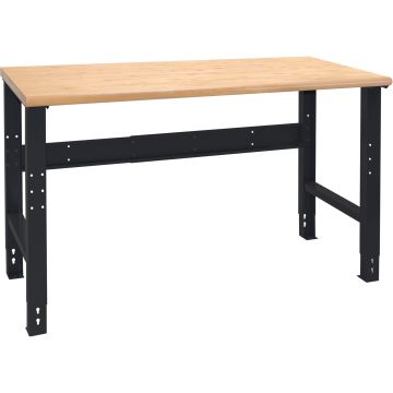 Modular Industrial Workbench Top & Legs, 1000 lbs, 60" W x 30" D — Capacity: 1000 lbs., Configuration: Top & Legs Only, Width
