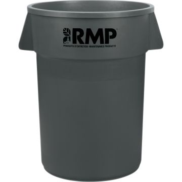 44 US gal Polyethylene Garbage Bin, Nestable — Capacity: 44 US gal., Material: Polyethylene, Overall Width: 27.6" — Supply So