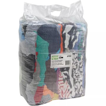 25 lbs Recycled Cotton Mixed Colours Wiping Rags