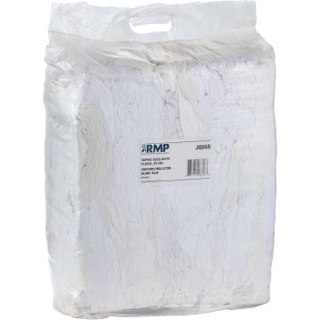 Wiper Rags, Fleece, White, 20 lbs. — Supply Solution