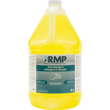 Lemon Dish Detergent, Liquid, 4 L, Lemon — Supply Solution