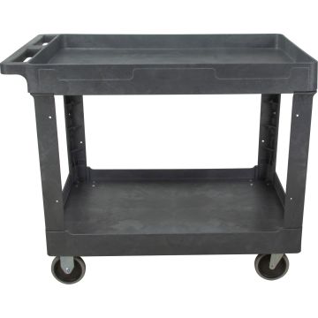 550 lbs 2-Tier Utility Service Cart, 24-5/8" x 32-1/2"