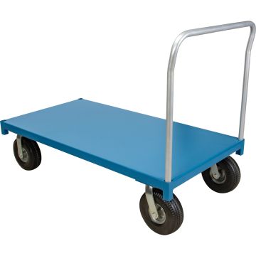Outdoor Platform Truck, 60" x 30", 1200 lbs, Flat-Free Casters