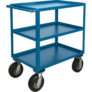 3-Tier Outdoor Shelf Cart, 18" x 33", 1200 lbs Capacity
