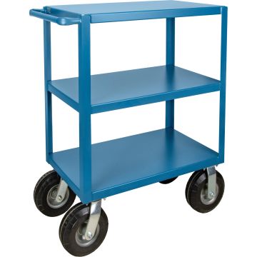 Outdoor 3-Tier Shelf Cart, 18" W x 33" D, 1200 lbs Capacity