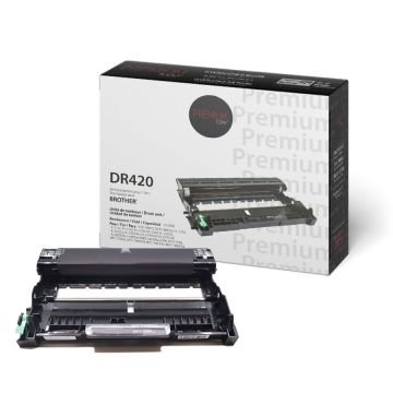 Unité de tambour compatible Brother DR420 - Noir, 12 000 pages