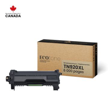 EcoTone Toner Cartridge - Remanufactured for Brother TN920XL - Black — Supply Solution