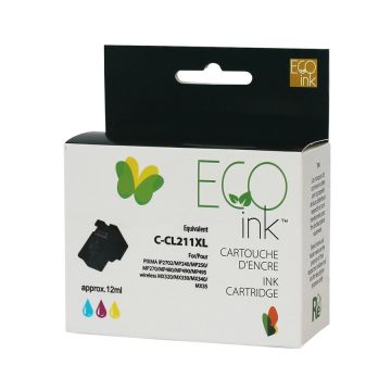 Eco Ink Ink Cartridge - Remanufactured for Canon CL211XL - Color — Supply Solution