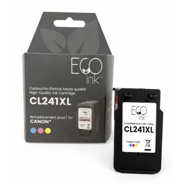 Eco Ink Ink Cartridge - Remanufactured for Canon CL241XL - Color — Supply Solution