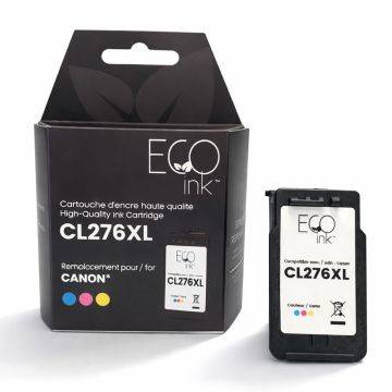 Eco Ink Ink Jet - Remanufactured for Canon CL276XL - Color — Supply Solution