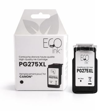 Eco Ink Ink Jet - Remanufactured for Canon PG275XL - Black — Supply Solution