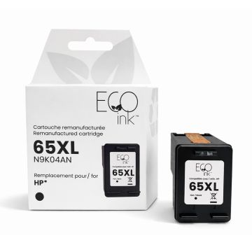 Cartouche d'encre noire HP 65XL N9K04AN remise à neuf