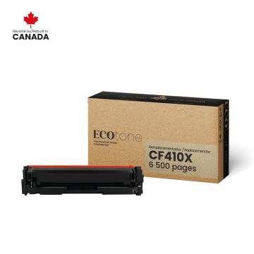 Ecotone Toner Cartridge - Remanufactured for Hewlett Packard CF410X - Black — Supply Solution