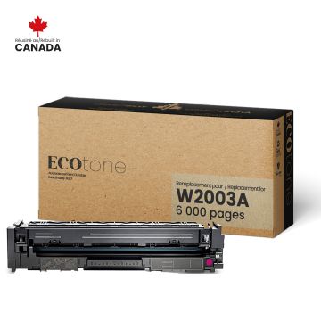 Cartouche de toner magenta HP W2003A remise à neuf – Rendement de 6000 pages