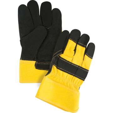 Winter-Lined Fitter Gloves, Large, Split Cowhide, Thinsulate™