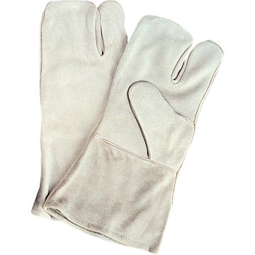 Standard-Duty Split Cowhide Welder's Gloves, Large