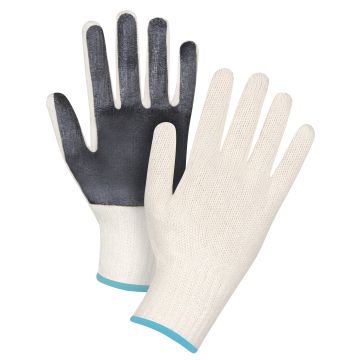 7-Gauge Poly/Cotton Palm-Coated String Knit Gloves, X-Large