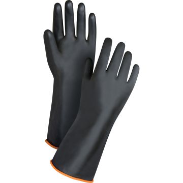 Heavyweight Chemical-Handling Gloves,18" L, Rubber Latex, 30-mil — Supply Solution