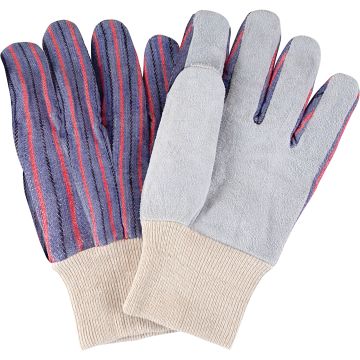 Standard-Duty Split Cowhide Work Gloves, Large