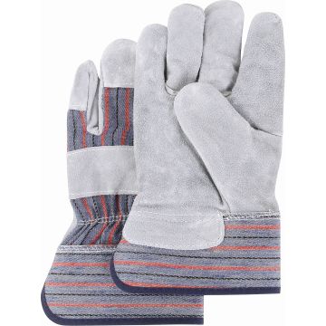 Premium Split Cowhide Fitter Gloves, Cotton Lined Palm