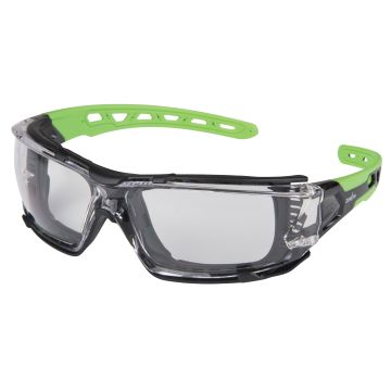 Z2500 Series Clear Anti-Fog Safety Glasses with Foam Gasket — Standard(s) Met: ANSI Z87+/Meets/Exceeds CSA Z94.3, Lens Tint: