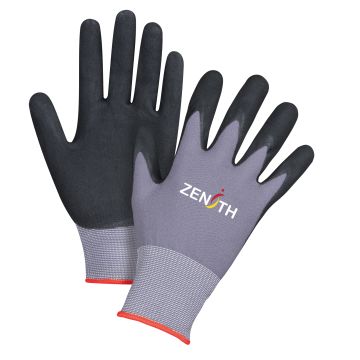 ZX-1 Premium 15-Gauge Nylon Foam Nitrile Touchscreen Gloves