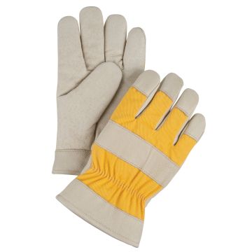 Premium Grain Pigskin Winter Work Gloves, Foam Fleece Lined