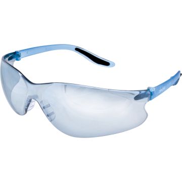 Z500 Series Safety Glasses, Blue Indoor/Outdoor Mirror Lens