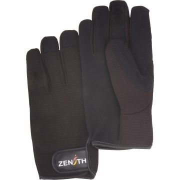 Gants de mécanicien ZM100, paume en cuir synthétique