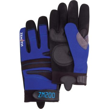 Gants de mécanicien ZM200, paume en cuir synthétique
