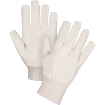 Cotton Canvas Gloves, 8 oz., Large — Size: Large, Fabric Weight: 8 oz., Case Quantity: 300 — Supply Solution