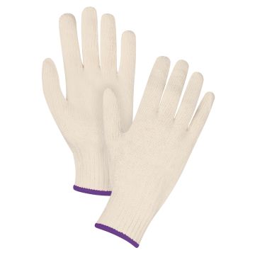 Gants en tricot de fil standard, Poly/Cotton, 7 calibres, TP