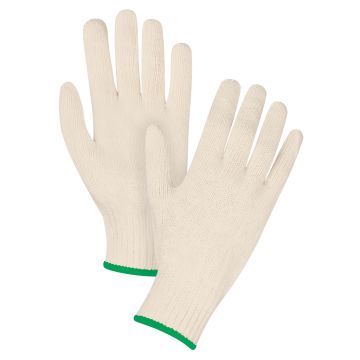 Gants tricotés en fil, poly/coton, jauge 7, Moyen
